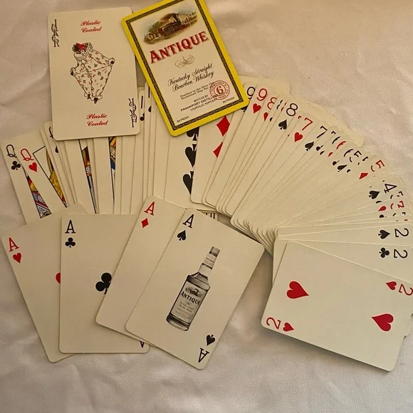 VTG Double Decks of Playing Cards Antique Kentucky Straight Bourbon Whiskey - Picture 6 of 9